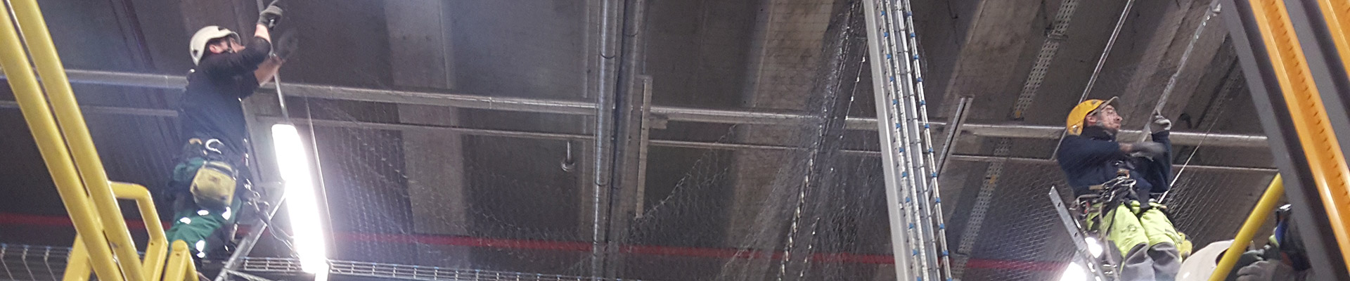 Atelier sur cordes Strasbourg Filet de protection